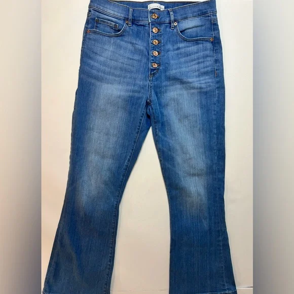 LOFT High Rise Blue Jeans - 28 - Picture 4 of 13